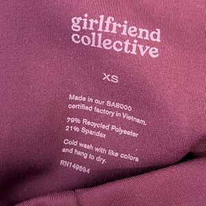 Girlfriend collective‎ ultra-high rise Plum Compressive squat proof Legging